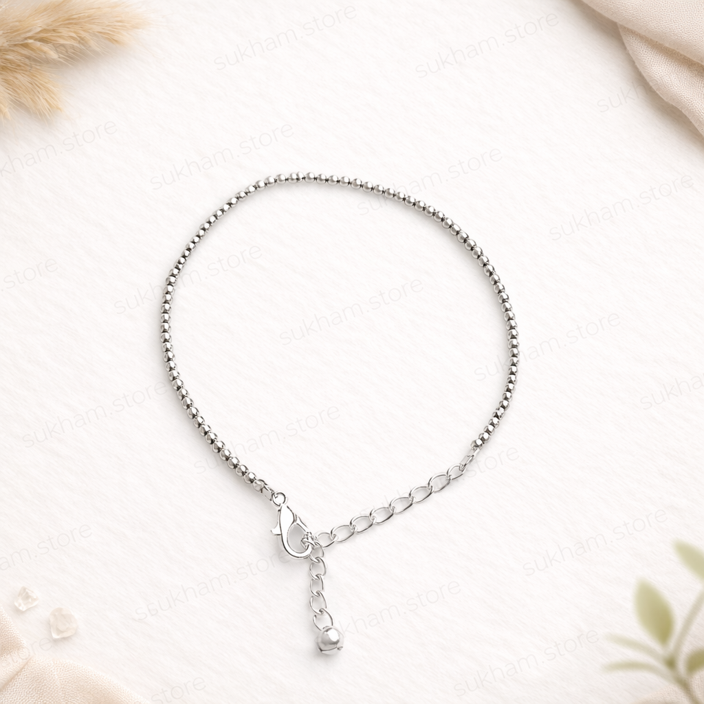 Dhanashree Pyrite Anklet – Wealth & Protection Energy Anklet