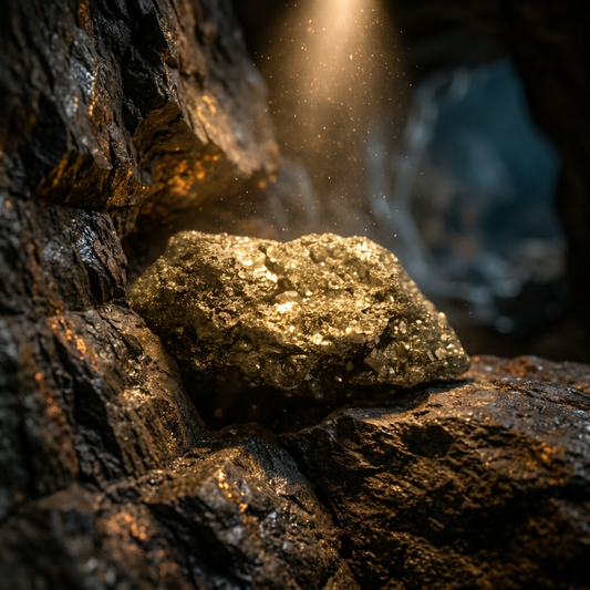Asli Raw Pyrite Stone - Attracts Wealth & Success